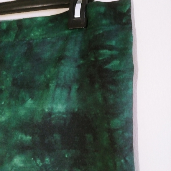 Dex Woman Green & Black Leggings Medium - Picture 10 of 11